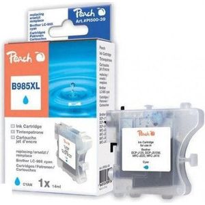 Peach 314194 inktcartridge 1 stuk(s) Cyaan