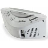 Soundmaster UR122WE wekkerradio met USB laadfunctie wit