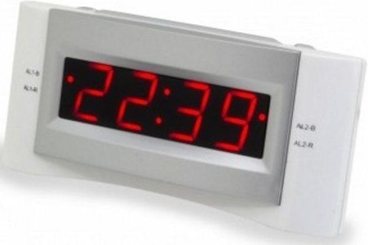 Soundmaster UR122WE wekkerradio met USB laadfunctie wit