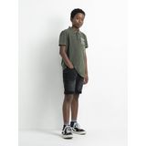 Petrol Industries -maat 170- Jongens Bullseye denim short - Zwart