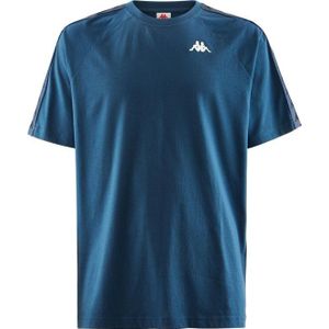 Kappa Maat XS - Unisex T-shirt - Blauw