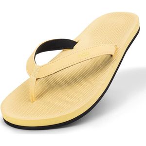 Indosole - maat 35-36- Flip Flops Essential Light Teenslippers - Zomer slippers - Dames - Geel