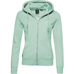 Superdry Maat L Dames Trui Vintage Logo hoodie met rits