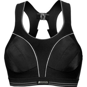 Shock Absorber Maat 85B Ultimate Run Bra Sportbeha Dames - Zwart/Zilver