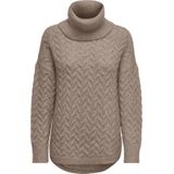 ONLY  - Maat M - ONLTRUDY LIFE L/S LONG ROLLNECK KNT Dames Trui