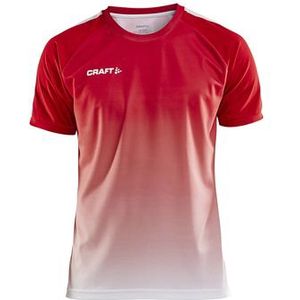 Craft Pro Control Fade Shirt Korte Mouw Heren - Rood | Maat: M