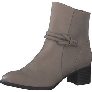 MARCO TOZZI - Maat 37 -  MT Leather upper and Feel Me insole Dames Boot Heel - TAUPE NUBUCK