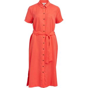 Object Maat 36 Objtilda Isabella S/s Dress Jurken Dames - Kleedje - Rok - Jurk - Koraal