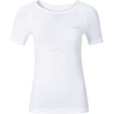 Odlo Shirt S/S Crew Neck Evolution Light - Sportshirt - Dames - Wit - Maat S