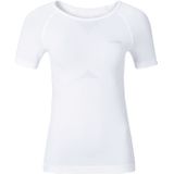 Odlo Shirt S/S Crew Neck Evolution Light - Sportshirt - Dames - Wit - Maat S