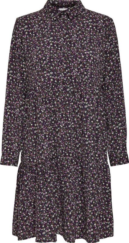 JdY J-maat 36- DYPIPER L/S AOP SHIRT DRESS WVN NOOS Dames Jurk