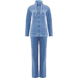 Pastunette - Cozy Stripes - Huispak - Blauw - Velour