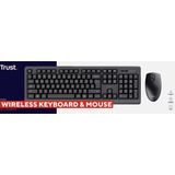 Trust Primo - Draadloze Toetsenbord & Muis - USB - Zwart