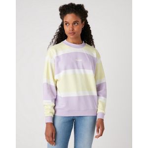 Wrangler - Maat S - Retro Sweat Pastel Violet  Dames Trui