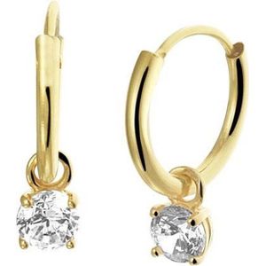 The Jewelry Collection - Zirkonia hangers - Dames - Oorringen - 11 mm