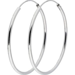 Silver Lining draadoorringen - zilver - ronde buis 1.9 mm - 40 mm