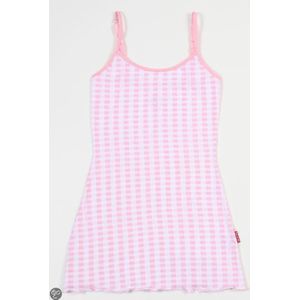 Claesen's Meisjes Jurk - White;Pink Checks - Maat 92/98