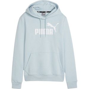 PUMA Maat M  ESS Logo Hoodie FL  Dames Trui - Turquoise Surf