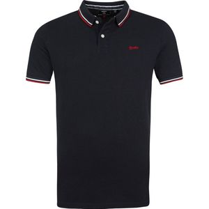 Superdry - Classic Polo Pique - Poloshirt - Donkerblauw - Modern-fit