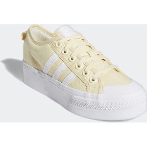 adidas Nizza -maat 38 2/3- Platform W Dames Sneakers - Yellow