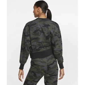 Nike - Maat M -  Dri-Fit Get Fit Camo Sporttrui Dames