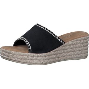 Marco Tozzi - Premio - Dames Muiltjes - Zwart - Soft Lining - Leather + Feel Me