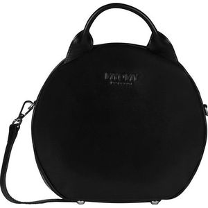 MYOMY My Boxy Bag Cookie Dames Schoudertas - Hunter Waxy Black