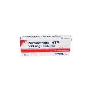 Healthypharm Paracetamol Tabletten 500mg, 20 stuks