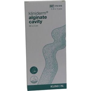 Kliniderm Alginate Cavity alginaat streng 30x2cm 5 stuks
