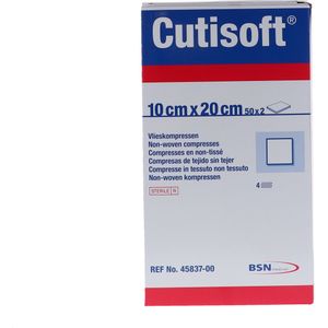 Cutisoft non-woven kompres, steriel, 10x20cm, 50x2st (45837-00)