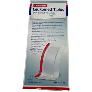 Leukomed T Plus Skin Sensitive, steriel 10x25cm, 5st (76178-03)