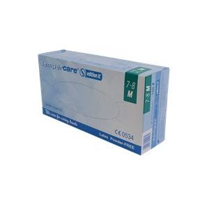 Sempercare latex poedervrij wit, medium, 100st