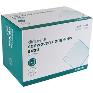 Klinion Non Woven Kompres Steriel 10 x 10 cm (100 stuks)