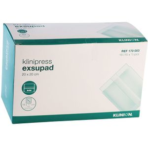 Klinion Exsupad, absorberend wondkompres, steriel, 20 x 40cm, 6 stuks