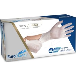 Eurogloves Handschoenen Vinyl Poedervrij (100 stuks) -  XL