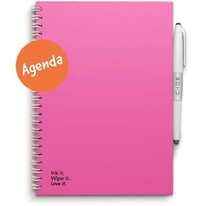 MOYU Uitwisbare Agenda A5 - Passion Pink - Premium Cover