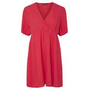Pieces Pcsastina Ss Dress Lollipop | Rood | Maat: M