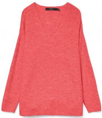 Vero Moda Crewlefile Ls V-Neck Blouse Dubarry ROOD XS