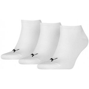 Puma Uni Sneakersock 3-pack wit WIT 43/46