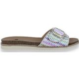 Mustang Dames Slipper Wit Multi MULTICOLOR