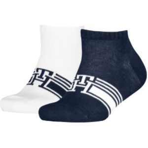 Th Kids Sneaker 2p Sport Monogram Navy | Blauw | Maat: 31/34