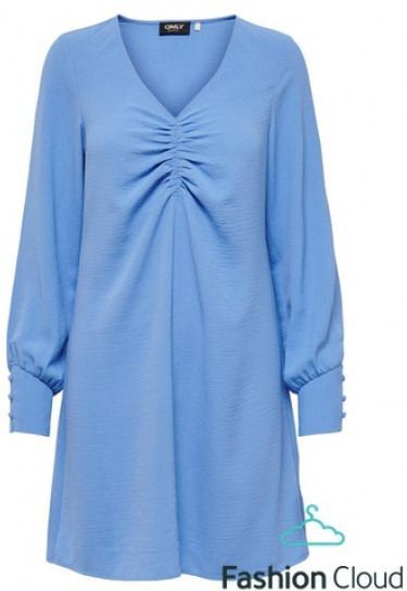 Only Mette Ls V-Neck Dress BLAUW M