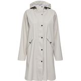 Only Onlelisa Long Raincoat Silver Lining BEIGE M