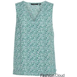 Vero Moda Splash S/L V-Neck Top Holly Green GROEN XS