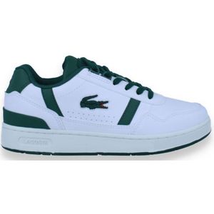 Lacoste Jongens Sneaker T-Clip 124 5 Wit WIT 37