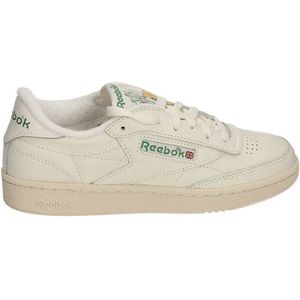 Reebok Heren Sneaker Club C 85 Vintage Top-Chalk/green WIT 42