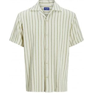 Jack & Jones Jack&Jones Jorcoba Stripe Resort Shirt Cedar BEIGE L