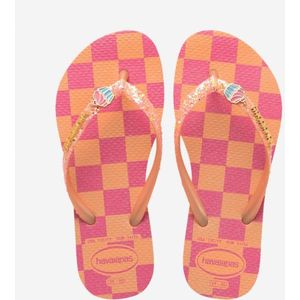 Havaianas Meisjes Teenslipper Hav.Kids Slim Glitter Trendy Peach ROSE 31/32