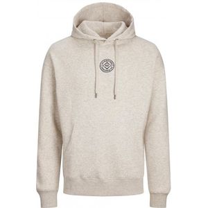 Jack & Jones Jack &Jones Cosmo Sweat Hood White Melange GRAU S