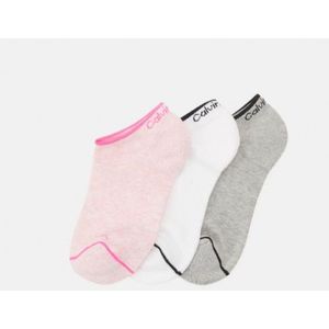 Calvin Klein Dames Sneakersok Roze 3-Pack UNI One Size